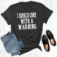 I should come with a warning Wallen Tee