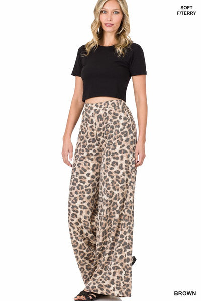 Leopard Palazzo Pants