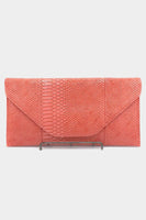 Oversized Snakeskin Clutch