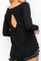 Back Keyhole Top