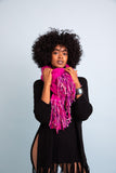 Speckle Frayed Border Bohemian Scarf