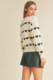 Ribbed Heart Sweater