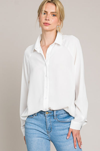 Charmeuse Raglan Blouse