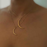 Glam Boho Crescent Necklaces