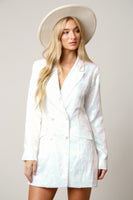 White Hot Blazer Dress