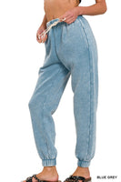 Acid Wash Sweats - blue