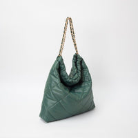 Chrissy Puffer Quilted Hobo Tote