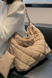 Chrissy Puffer Quilted Hobo Tote
