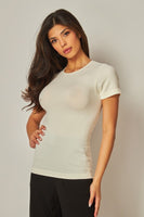 Seamless Round Neck Short Sleeve Top