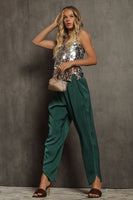 Gucci Green Satin Pants