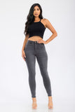 Dark Grey Stretch Denim