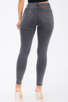 Dark Grey Stretch Denim