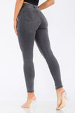 Dark Grey Stretch Denim