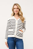 Striped Cardigan with pockets