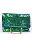 Convertible Sequins Folding Clutch