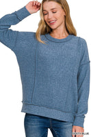 Brushed Drop shoulder sweater