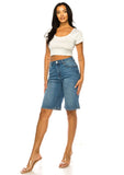 Wide Leg Bermuda Shorts