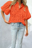 Puff Sleeve Lace Top