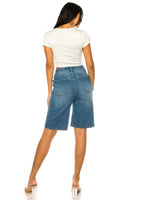 Wide Leg Bermuda Shorts