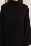 Must-have T-neck cozy sweater