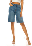 Wide Leg Bermuda Shorts